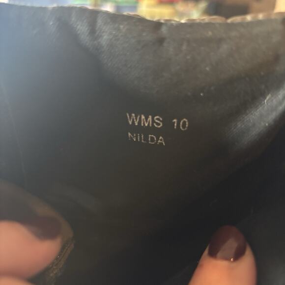 NEW DV DOLVE VITA Size 10 Olive Leather Insulated Quilted Fabric Lace Boot - Picture 8 of 8